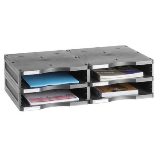 MÓDULO SOSTENIBLE DE CLASIFICACIÓN 4 COMPARTIMENTOS 360X600X165 MM. COLOR NEGRO ARCHIVO 2000 6522 NE (Espera 4 dias)-SX9 MÓDULO SOSTENIBLE DE CLASIFICACIÓN 4 COMPARTIMENTOS 360X600X165 MM. COLOR NEGRO ARCHIVO 2000 6522 NE (Espera 4 dias)